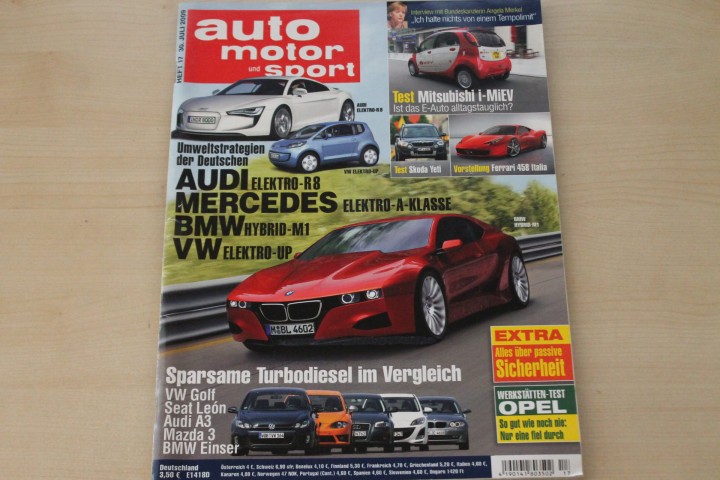 Deckblatt Auto Motor und Sport (17/2009)